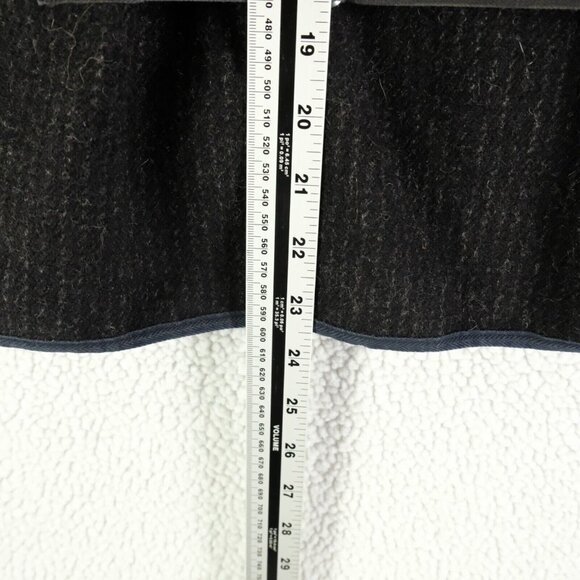 Vintage Woolrich Vest Mens Large Black Full Zip Wool Blend Workwear Outdoor 80s - Picture 5 of 8